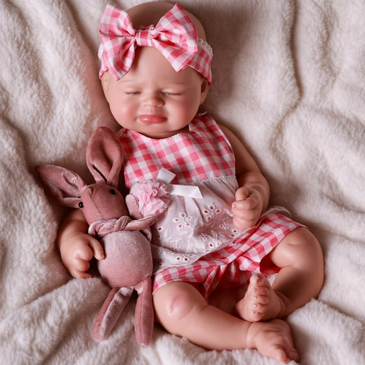 Babeside Carr 16" Realistic Silicone Sleeping Baby Little Infant Girl Best Gift for Kids
