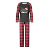 Family Parent-child Christmas Home Checkered Pajamas