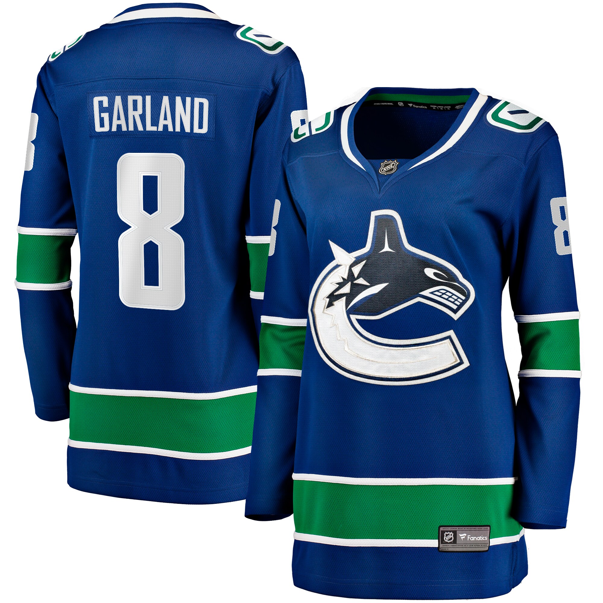 Conor Garland Vancouver Canucks Fanatics Women&rsquo;s Home Breakaway   Jersey &ndash; Blue mysite