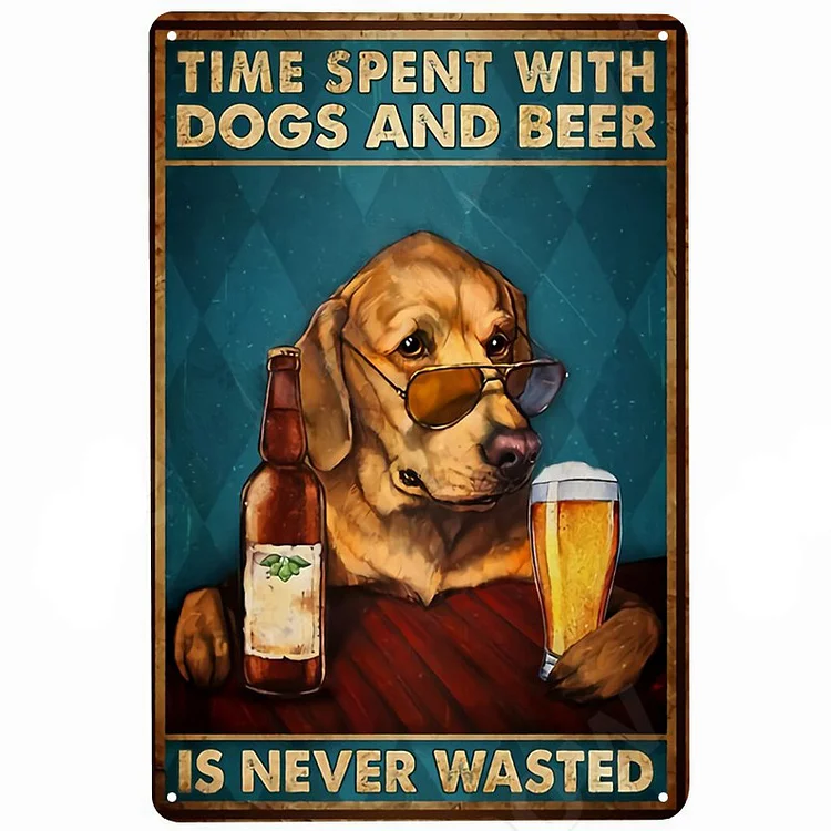 Dog - Vintage Tin Signs/Wooden Signs - 8*12Inch/12*16Inch