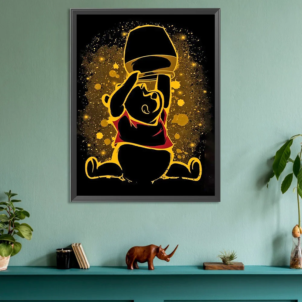 Diamond Painting - Full Round Drill - Winnie the Pooh(Canvas|30*40cm)
