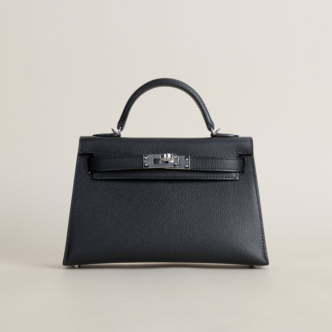 Mini Kelly II Epsom 89 Noir PHW