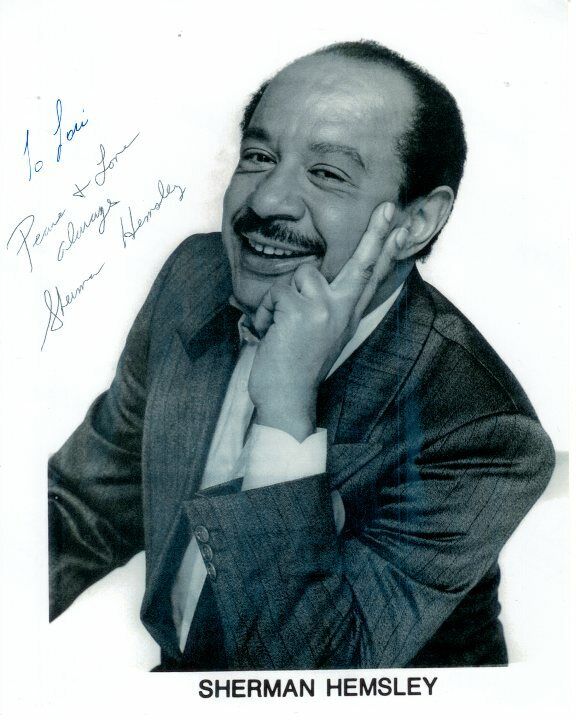 SHERMAN HEMSLEY Autographed Signed Photo Poster paintinggraph - To Lori