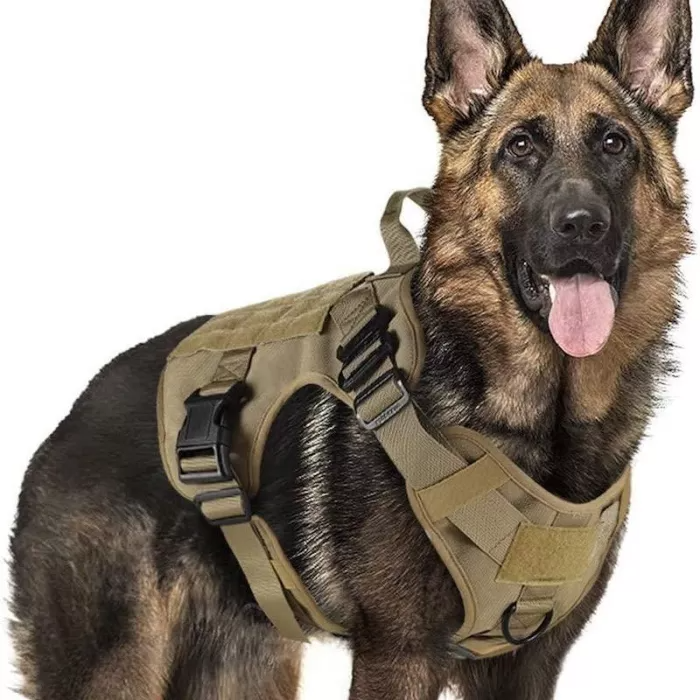 Military No-Pull Tactical Dog Harness Vest