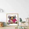 Owl - 14CT Stamped Cross Stitch 31*28cm/12.2*11.02in