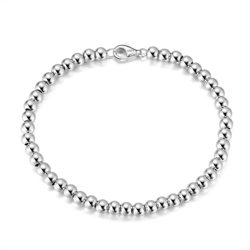 925 Sterling Silver Bangles Ear Studs Chain & Link Bracelets TRENDY