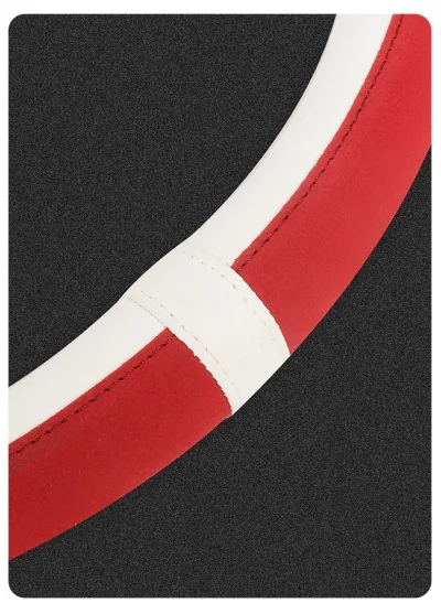 Steering Wheel Cover Suede Carbon Fiber