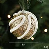 8CM Christmas's Tree Shimmer Foam Hanging Decor Ball