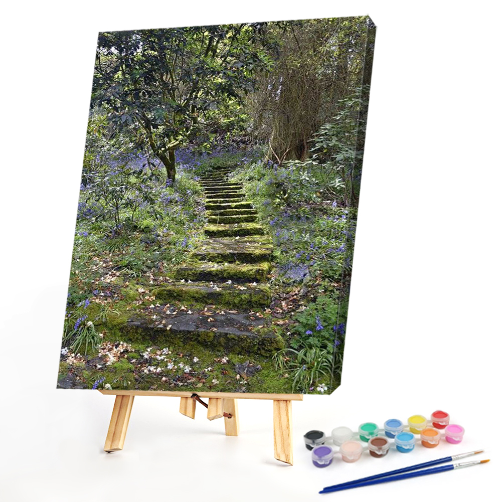 

40*50CM - Paint By Numbers - Forest Path, 501 Original