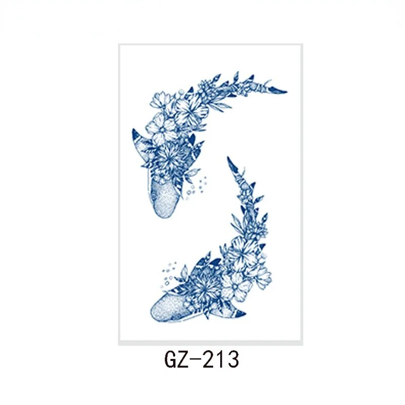 Net Red Herbal Juice Tattoo Sticker Semi-permanent Waterproof Sweat Resistant Tattoo Masking Scar Tattoo Sticker