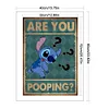 Are You Pooping?-11CT Stamped Cross Stitch 40*60cm  tapestrymarket