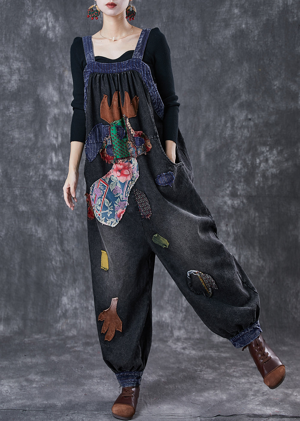 Baiana Cotton Patchwork Pants (XXXL)