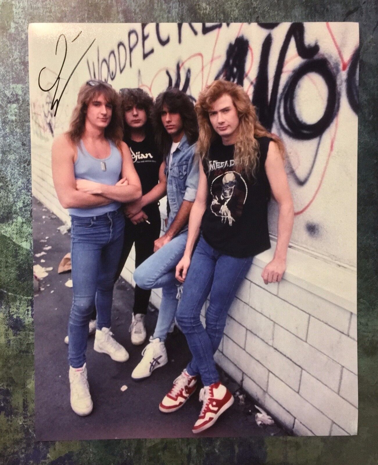 GFA Megadeth Guitarist * DAVE ELLEFSON * Signed Autographed 11x14 Photo Poster painting COA