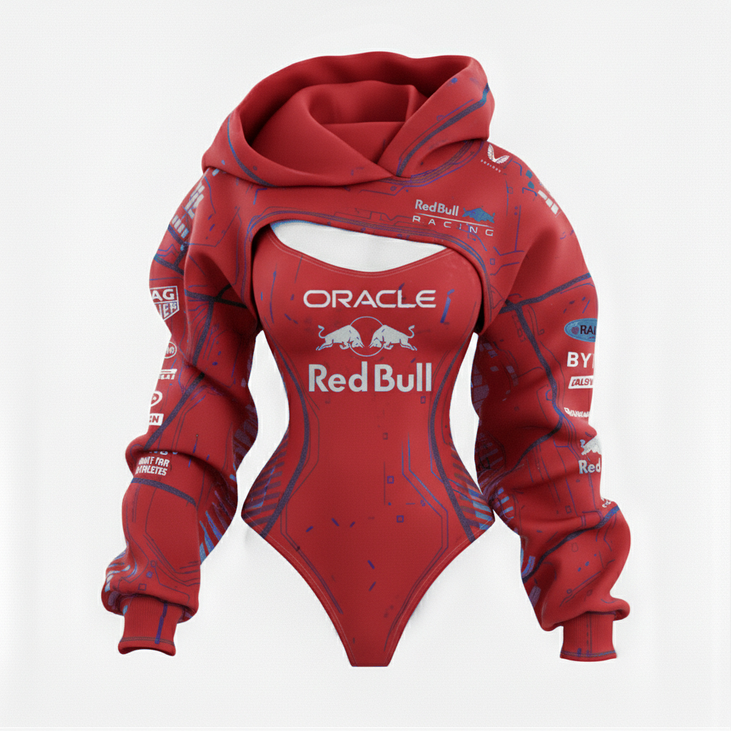 2026 New Women's Racing Team Logo Digital Print Irregular Cut Suit