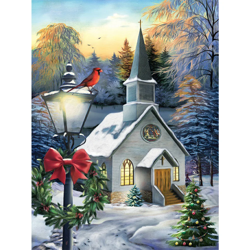 Church - Full Round - Diamond Painting(30*40cm)