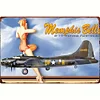 Memphis Belle Pin Up Girl - Vintage Metal Signs(8*12Inch/12*16Inch)-Pin-up-girls