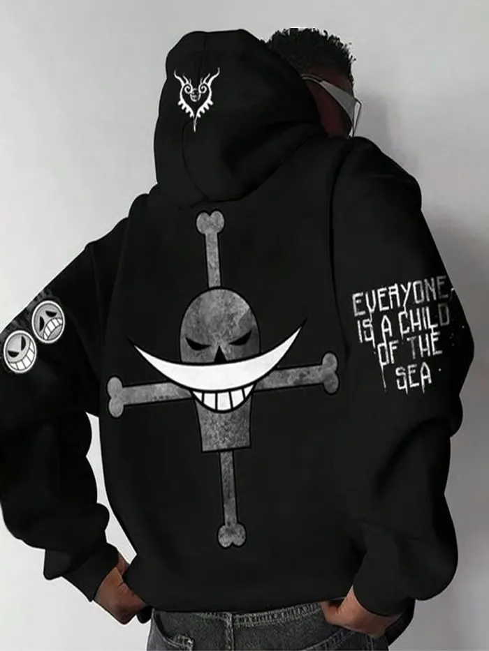 Men's Stylish One Piece ZWhitebeard Pirates Hoodie