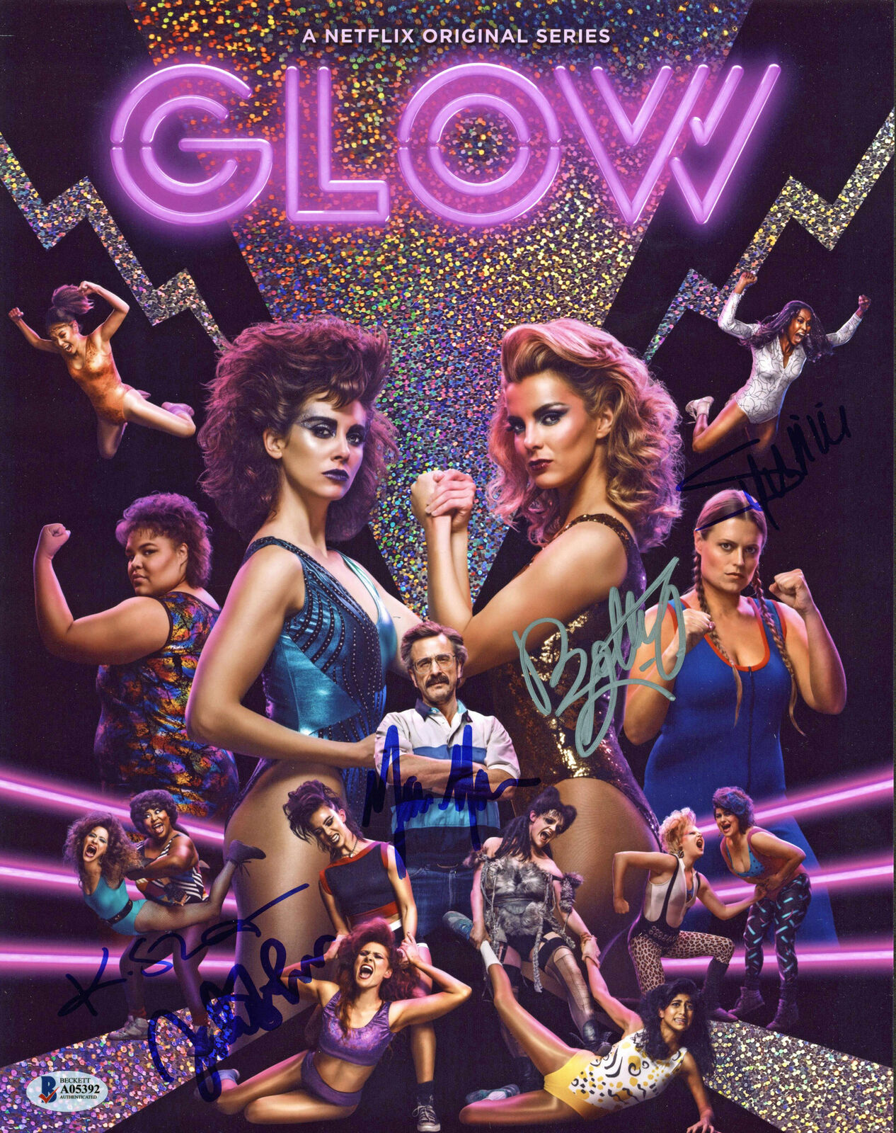 Glow (5) Maron, Stevens, Gilpin, Noel & Tohn Signed 11x14 Photo Poster painting BAS #A05392