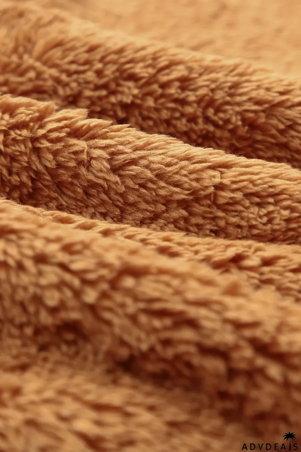 Zip Up Sherpa Coat With Pocket