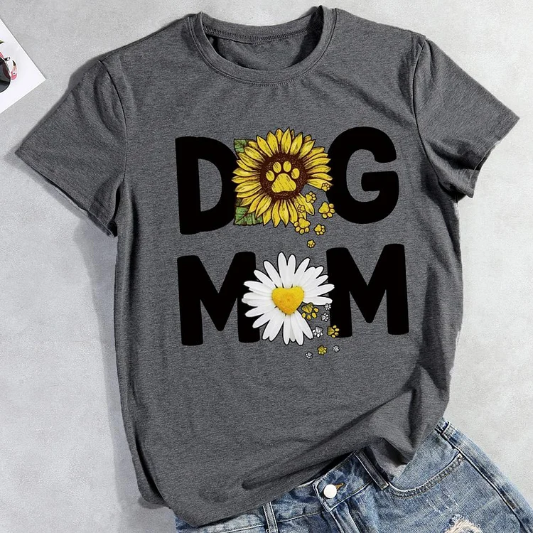 Sunflower Mother Dog  T-shirt Tee -012319