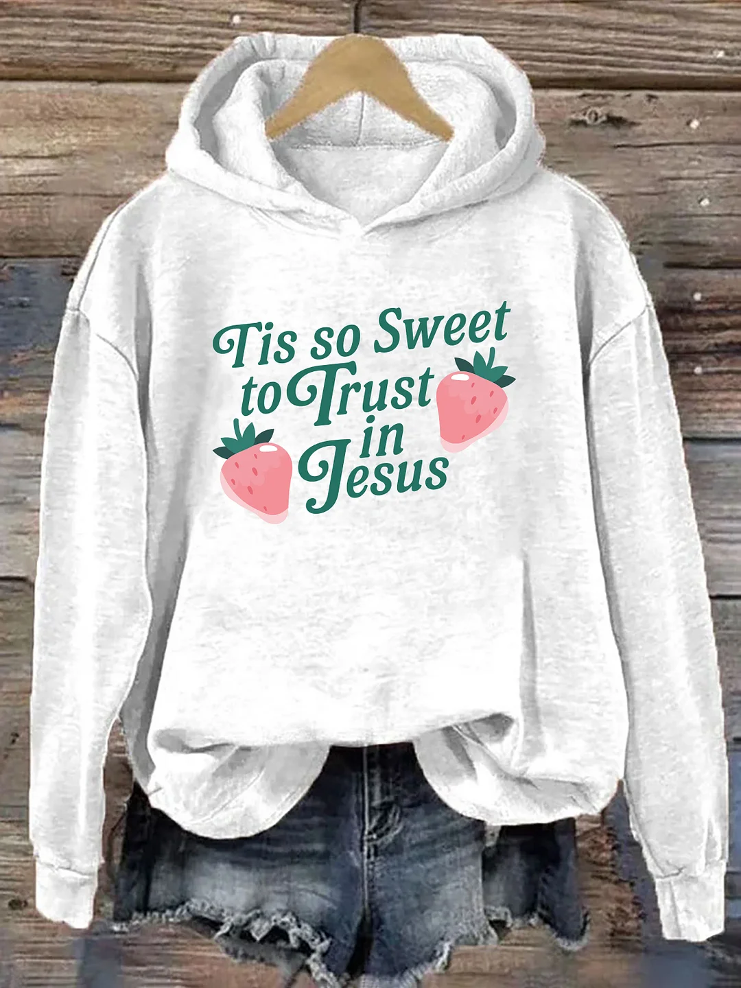 Tis So Sweet To Trust Jesus Hoodie