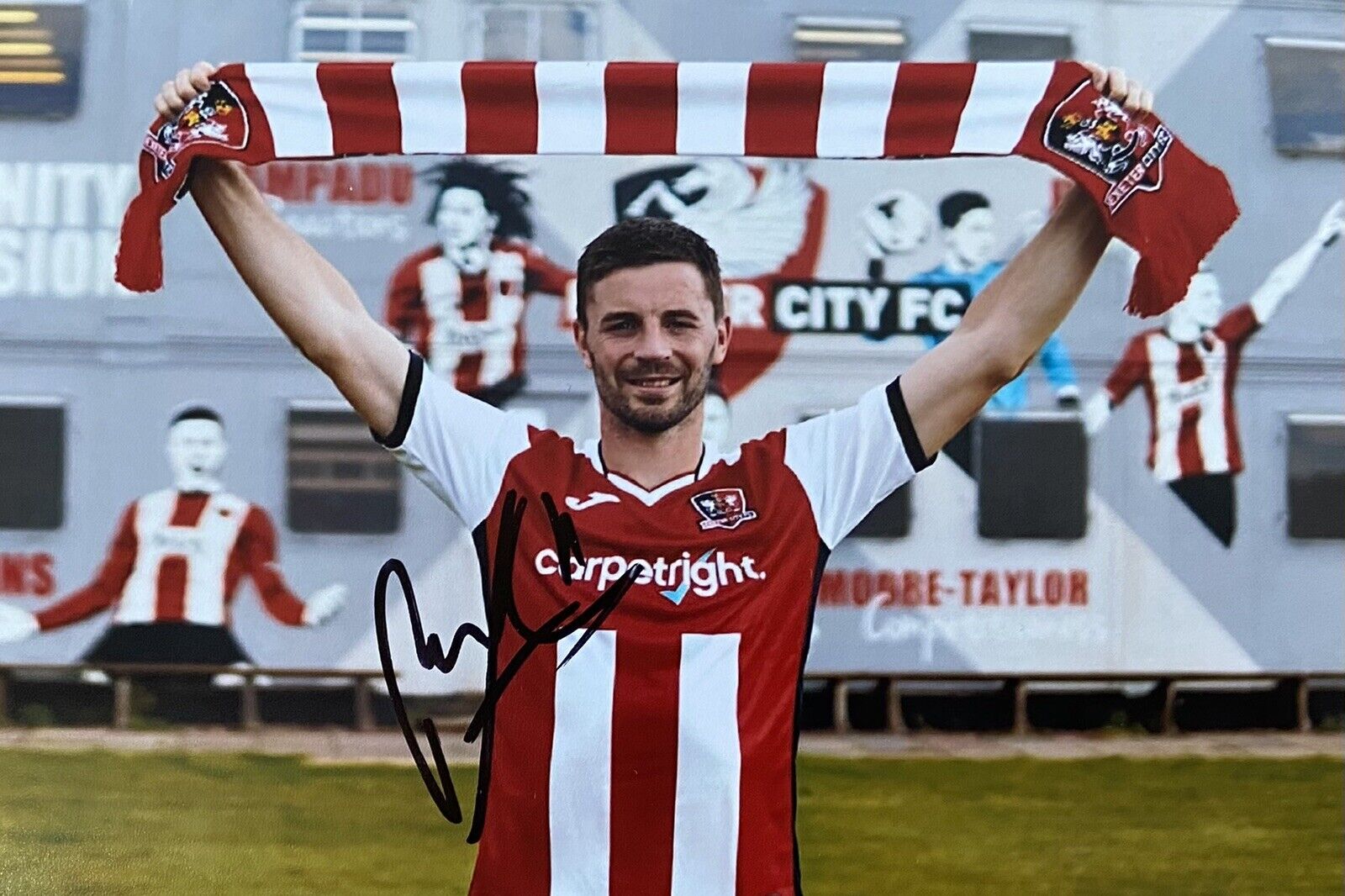 Padraig Amond Genuine Hand Signed Exeter City 6X4 Photo Poster painting