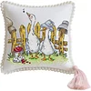 14CT Needle Insert Bag 2 Strands Printed Knitting Threads Pin Pouch with Tassel