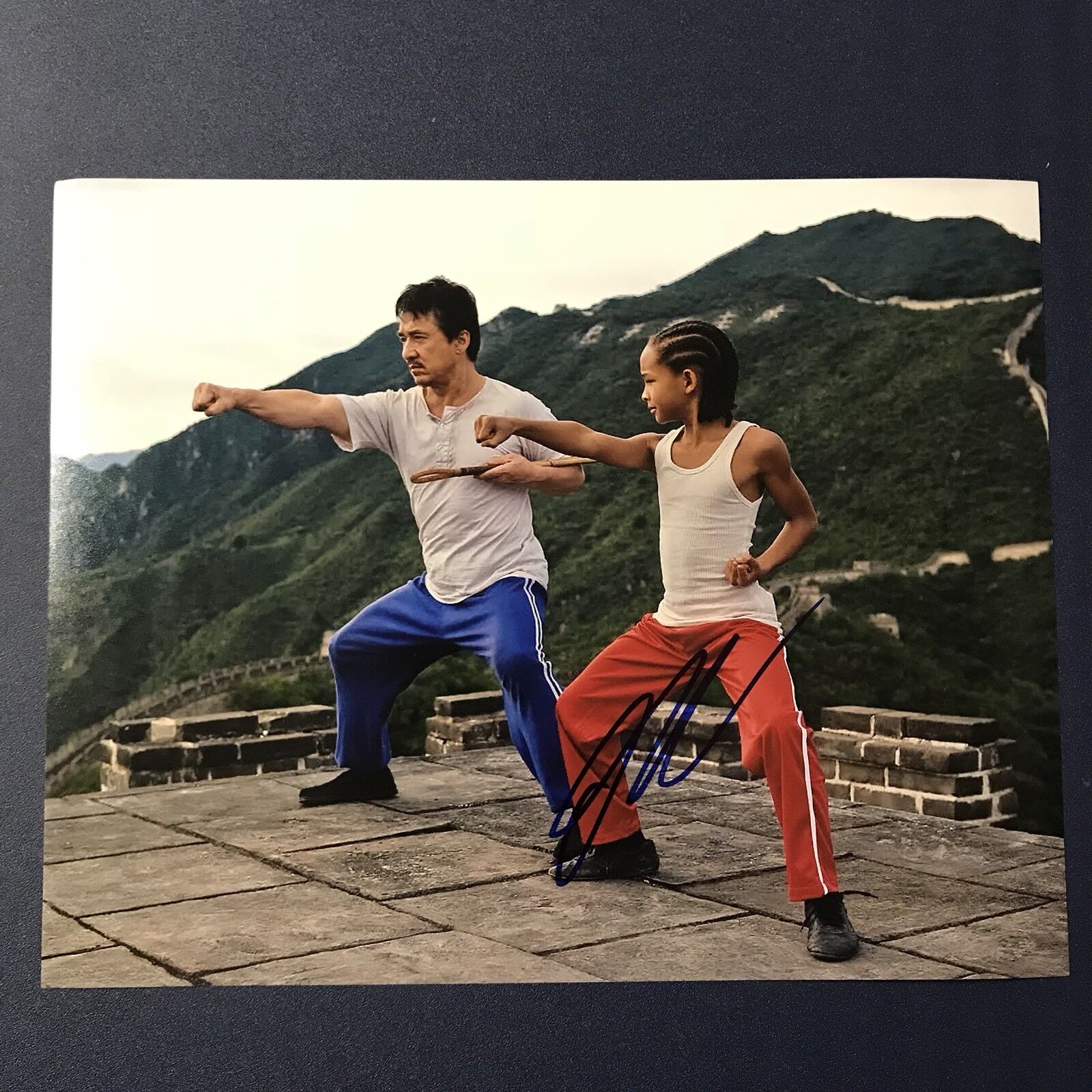 JADEN SMITH HAND SIGNED 8x10 Photo Poster painting ACTOR AUTOGRAPHED THE KARATE KID RAPPER COA