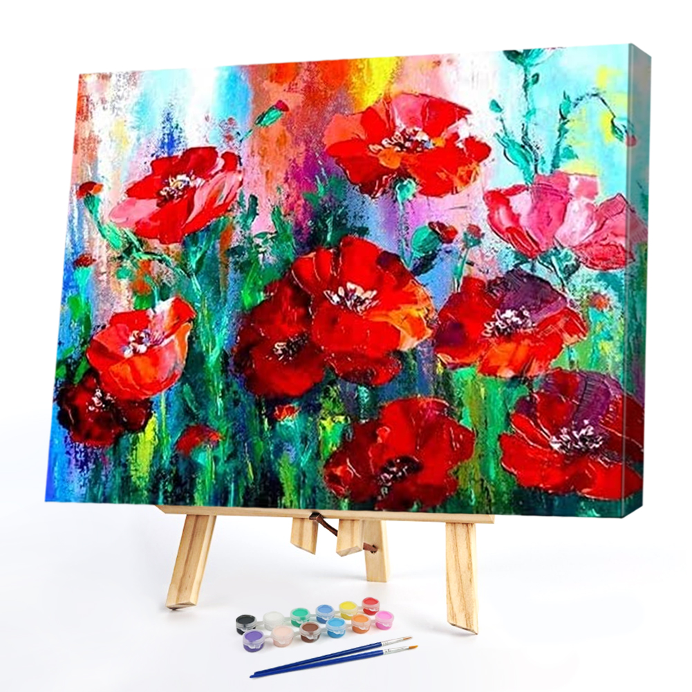 

50*40CM - Paint By Numbers - Flowers, 501 Original