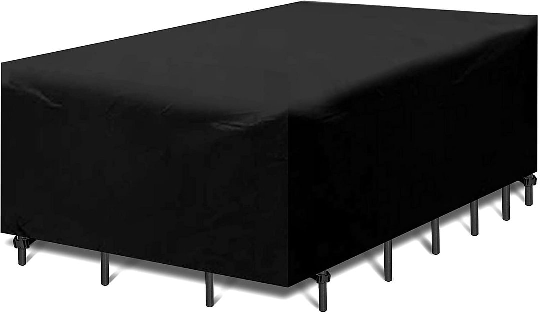Tvird Garden Furniture Covers Patio Outdoor Waterproof Heavy Duty 600d Oxford Fabric Rectangular Windproof Anti Uv Table Tvird Garden Furniture Covers Patio, What Fabric To Use For Outdoor Furniture Covers