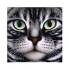Cat | Full Round/Square Diamond Painting Kits | 20x20cm | 30x30cm