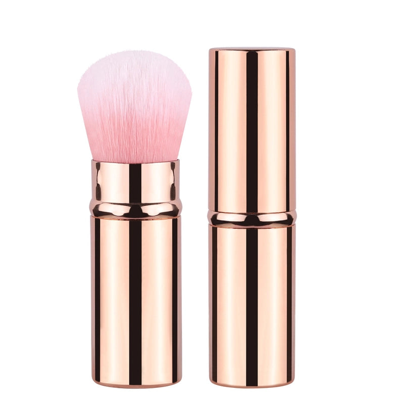 New Portable Makeup Brush Telescopic Brush Nail Powder Dust Brush Travel Blush Brush Single Makeup Tool