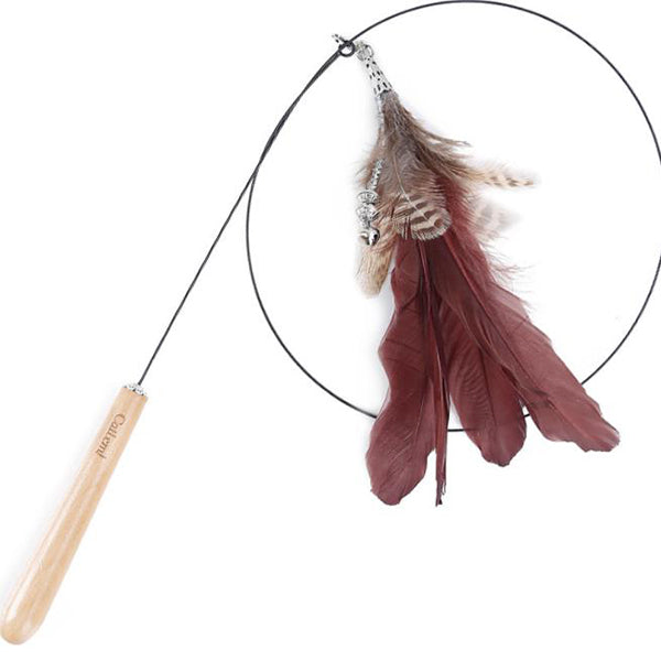 Feather funny cat stick