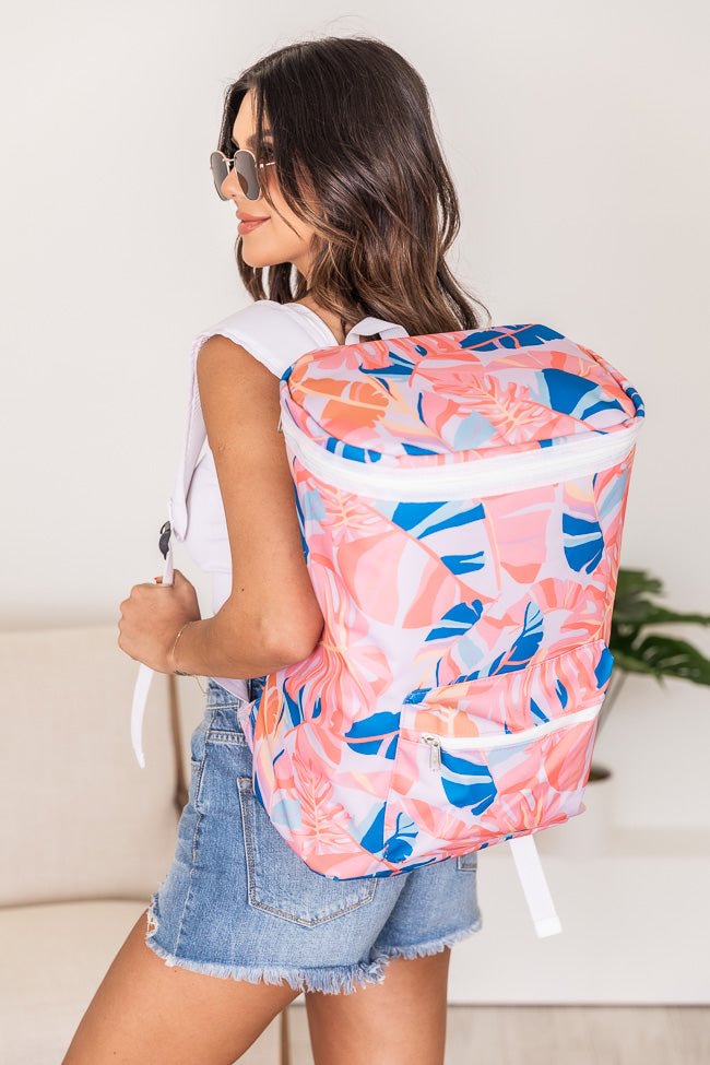 Inviting Grace Leaf Print Cooler Backpack shopify LILYELF