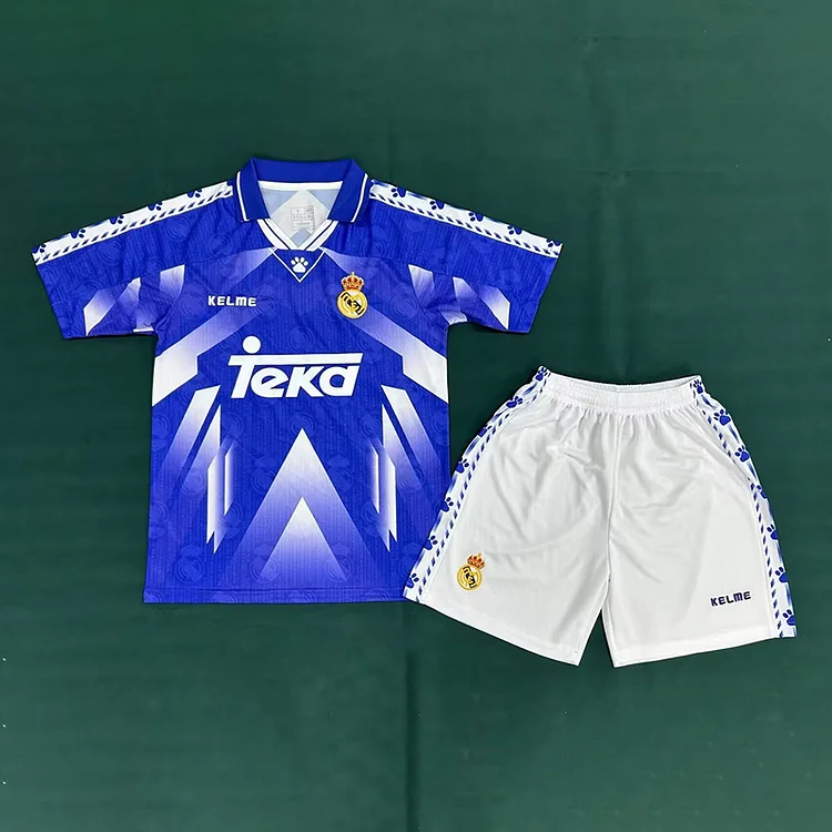 1996/97 Real Madrid Away Retro Adult Set