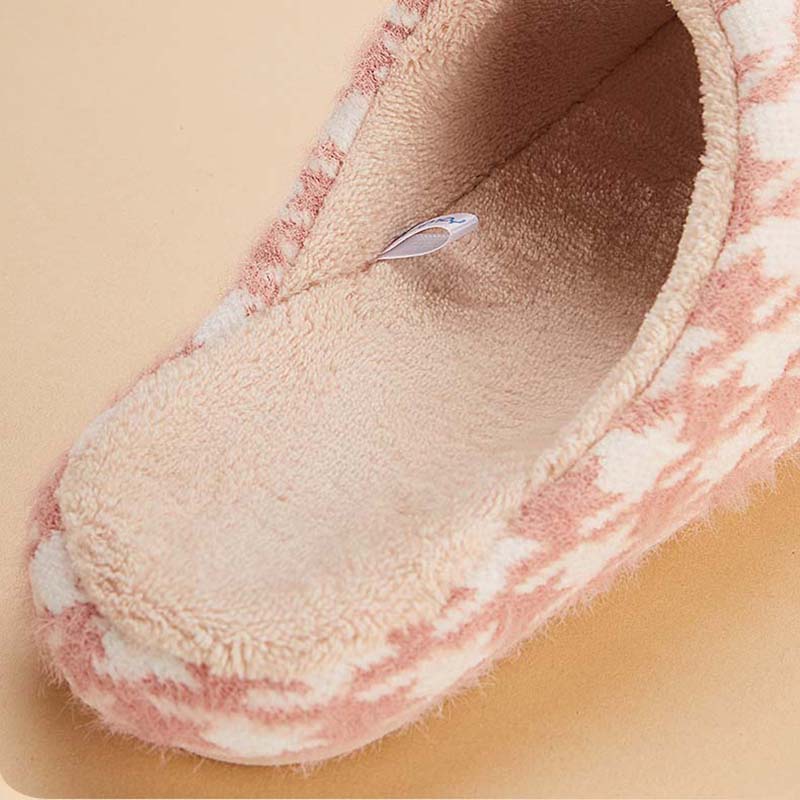 Letclo™  New Indoor Non-slip Plus Velvet Warm Couple Soft-soled Cotton Slippers letclo Letclo