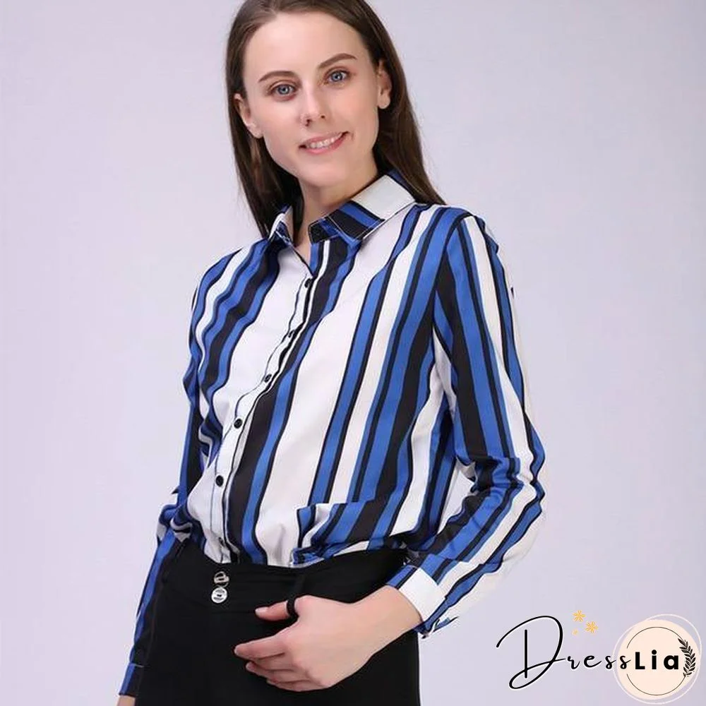 BIBOYAMALL White Blouse Women Chiffon Office Career Shirts Tops Fashion Casual Long Sleeve Blouses Femme Blusa