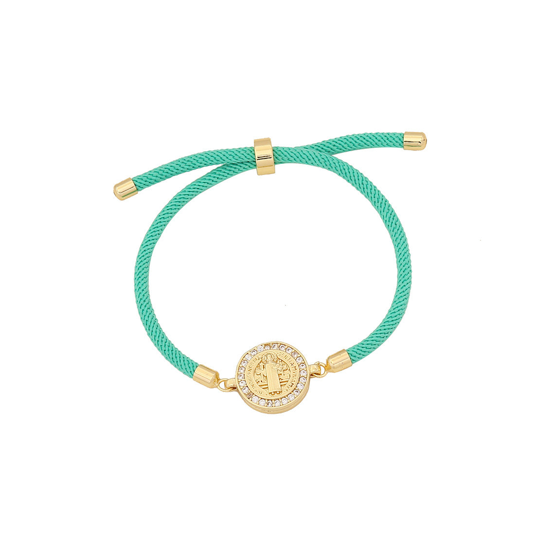 Women Expressive Copper Plastic Zircon Inlay Bracelets