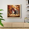 Horse Farm-11CT Stamped Cross Stitch 50*50cm/19.69*19.69in tapestrymarket