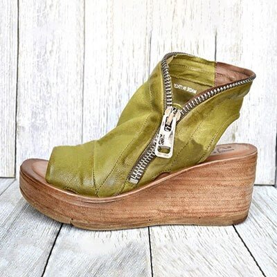 Summer New Women Sandals Sexy Peep Toe Side Hollow Female Wedge Sandals Casual Solid Color Comfortable Thick Bottom Lady Sandals