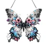 (US Only)Black Gray Butterfly Theme 2D Flat DIY Diamond Art Pendant Wall Door Decoration