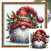 Christmas Gnome-11CT Stamped/Counted Cross Stitch 40*40cm/15.75*15.75in