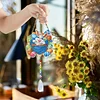 2pcs Easter Bunny Diamond Painting Double-sided Crystal Window Suncatcher Craft Set Birthday Gifts Home Garden Decor Hanging Kit