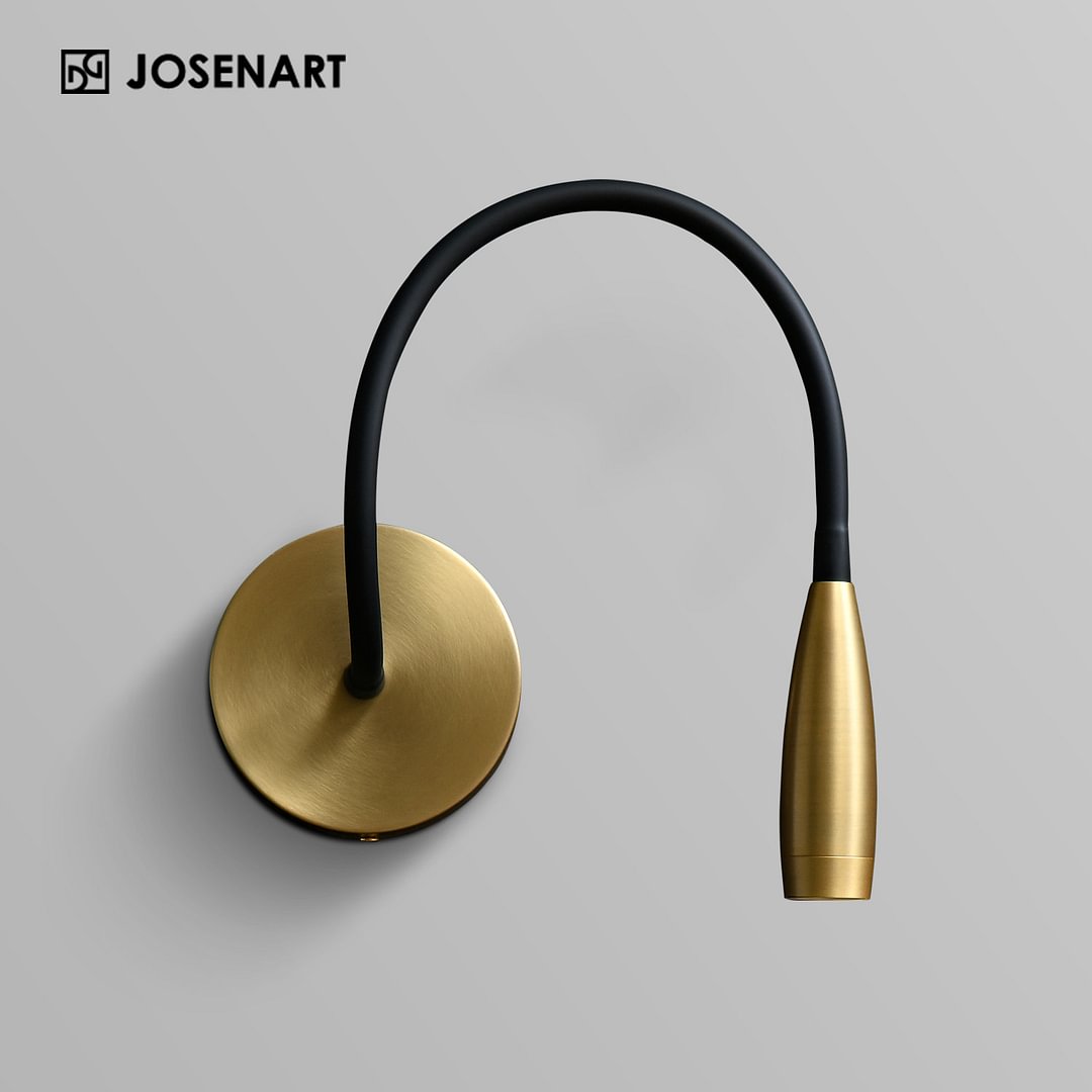 Flexible Brass Shade Sconce JOSENART Josenart