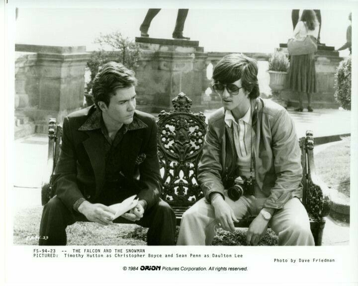 Timothy Hutton Sean Penn The Falcon and the Snowman Original Press 8X10 Photo Poster painting