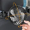 USB Car Fan 360 Rotatable Rear Seat Fan Car Cooling Fan for Sedan SUV Truck Van