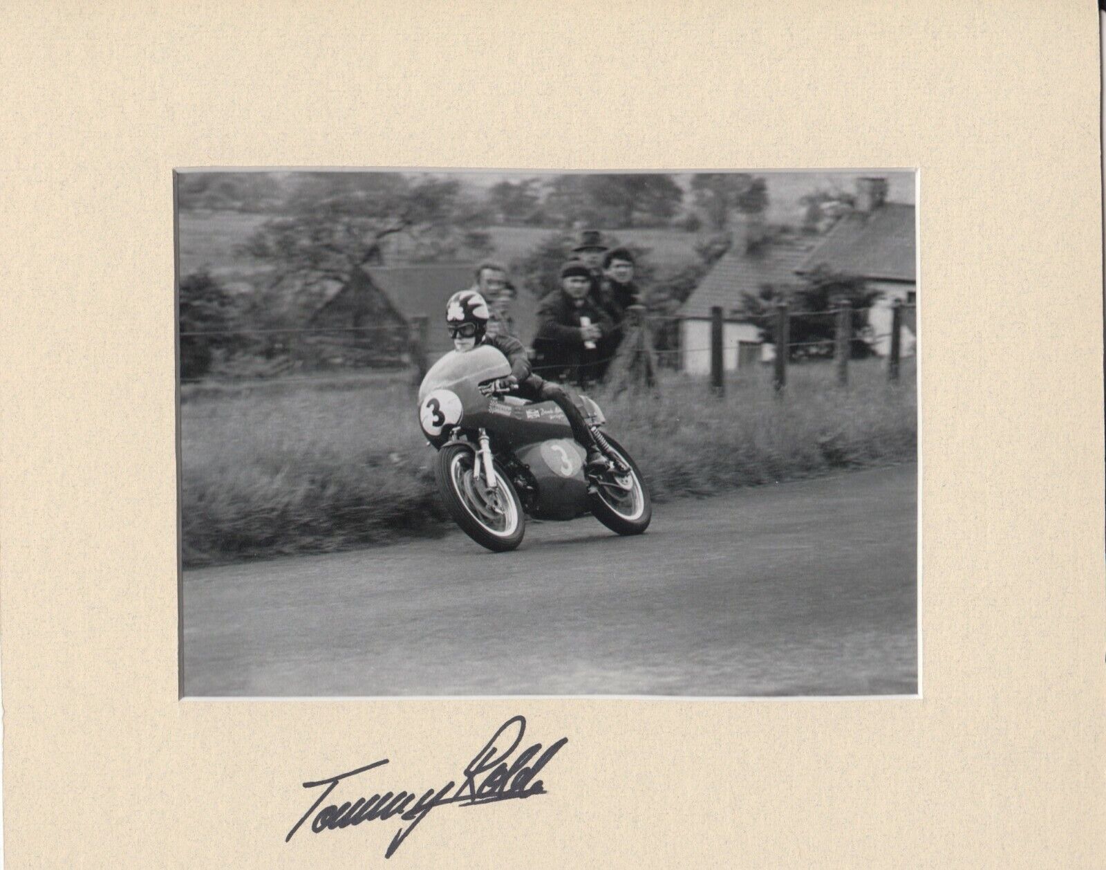 Tommy Robb Hand Signed 10x8 Mount Photo Poster painting Display MotoGP Autograph 2