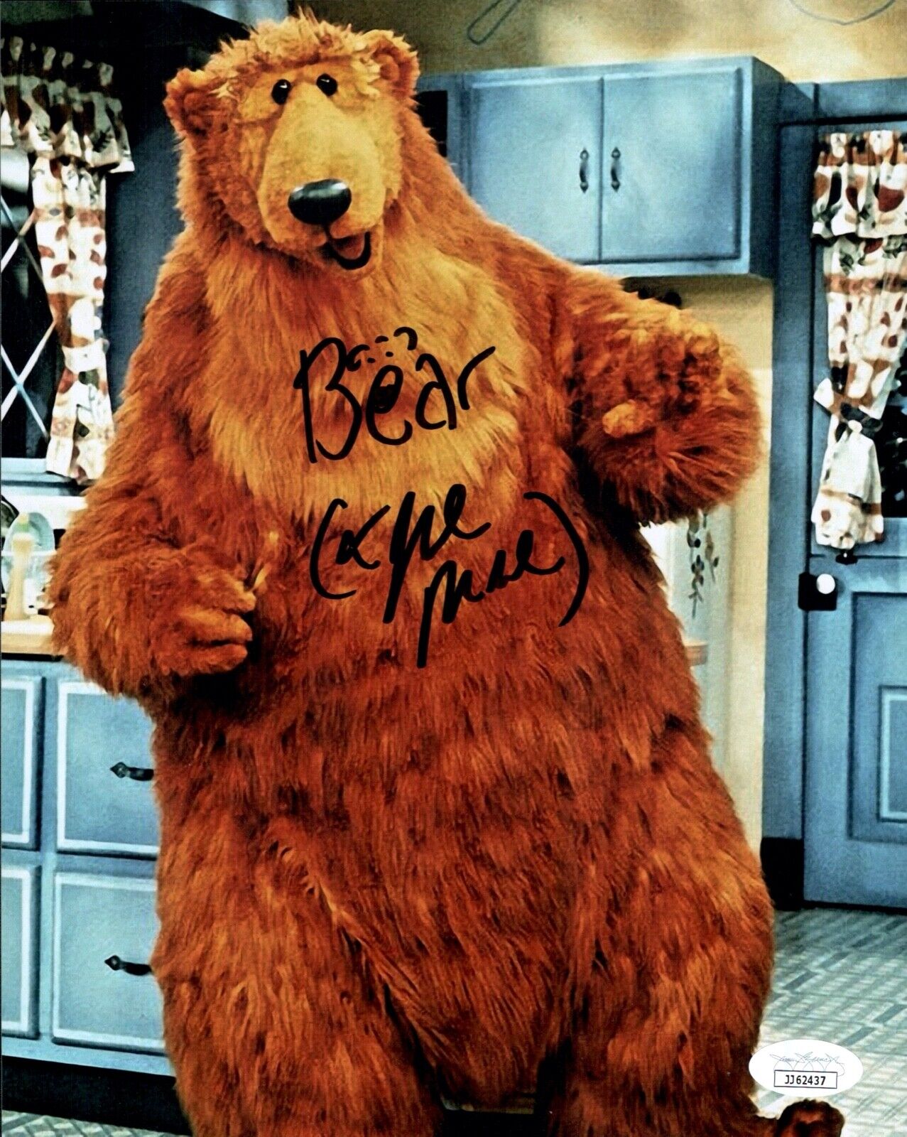 NOEL MACNEAL Signed BEAR IN THE BIG BLUE HOUSE 8x10 Photo Poster painting Autograph JSA COA Cert