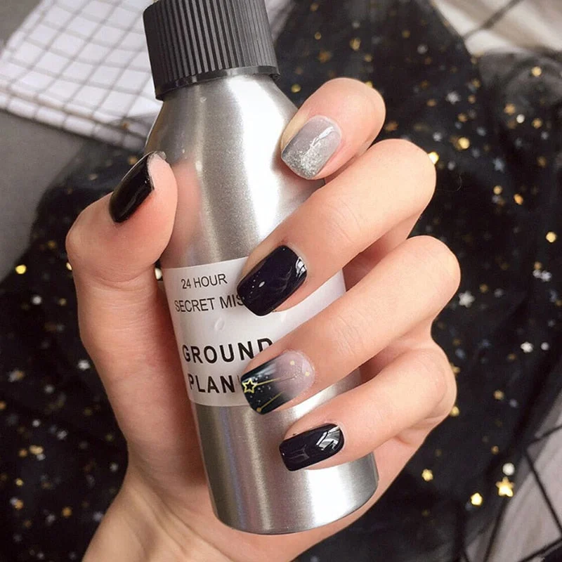 24pcs/set Acrylic Fake Nails Full Cover False Nail Art Tips 10 Sizes Fashion Designs With Nail Adhesive Sticker Coffin Nails-Nail Inspo