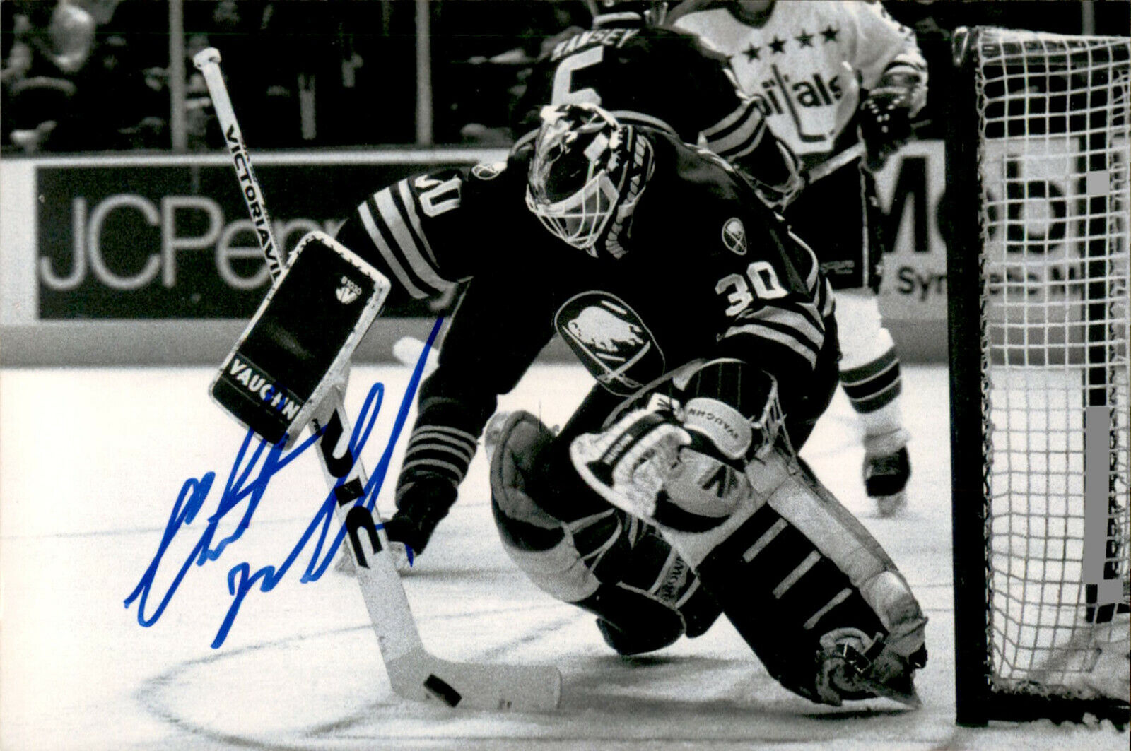 Clint Malarchuk SIGNED autographed 4x6 Photo Poster painting BUFFALO SABRES